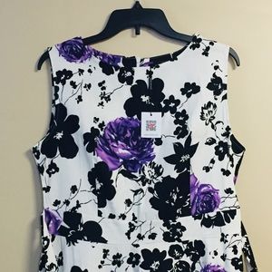 NEW WITH TAG CHOIES WHITE FLORAL DRESS